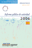 Informe publico de actividad 2006
